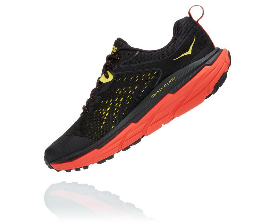 Hoka One One トレイルシューズ メンズ 黒/赤 - チャレンジャー ATR6ゴアテックス - WX8625304